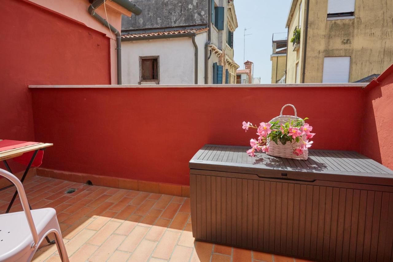 Acqua - Attico Con Terrazza Veneza Exterior foto